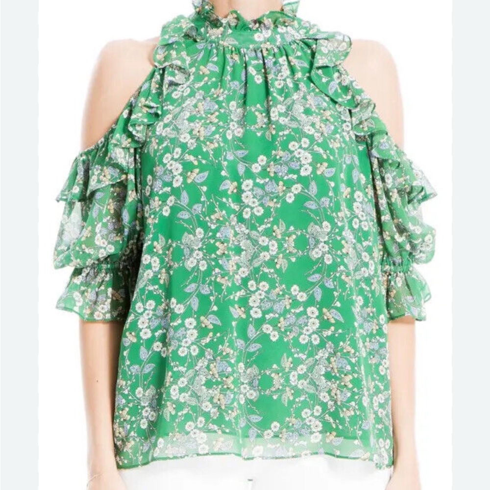Max Studios open shoulder blouse